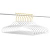Premium Clear Invisible Acrylic Hangers, 20 Pack Ultra Slim &