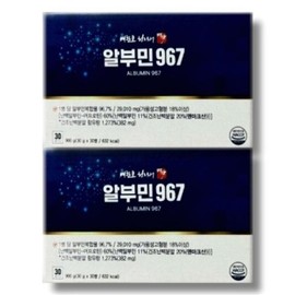 [Geongan Nara] Director Bae Han-ho's Masterpiece Albumin 967 30g 30 bottles 2 boxes / [건강나라] 배한호원장의 명작 알부민 967 30g 30병 2박스