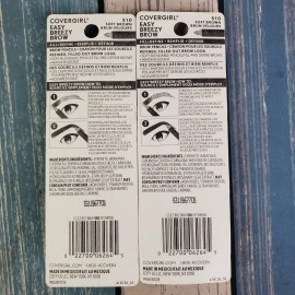 CoverGirl 510 Soft Brown Easy Breezy Brow Fill + Define Pencils (2 ct)- Lot of 2