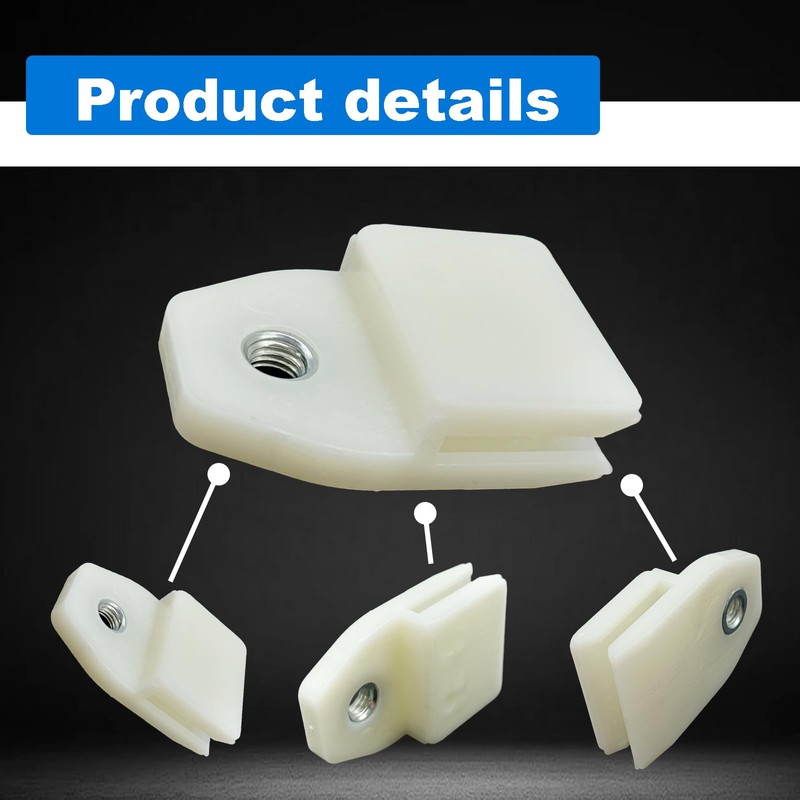 2Pcs Window Door Glass Channel Clips Sash Pivot Compatible with