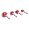 4Pcs Bowl Router Bit Ball Bearing Dish Carving CNC Milling