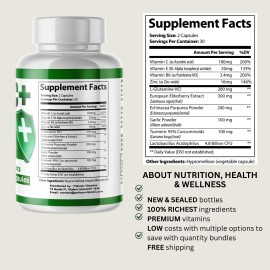 Pelican Vitamins Defenc+- Immune Support- 2 Bottles- 120 Capsules