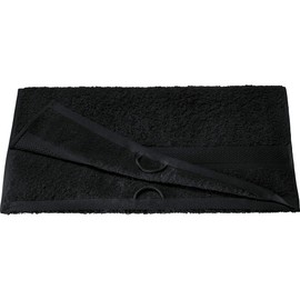 REDBEST Chicago Terry Towel Set of 6 - Absorbent, Durable, Ideal for Travel, Sports - Black, Size 50 x 80 cm (Other Colours)