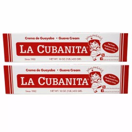 LA CUBANITA Crema de Guayaba 2 Pack Guava Cream dulce postre cubano comida