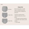 EEOST Adult Diaper Cover for Incontinence Noiseless Leak-Protection Underwear Plastic