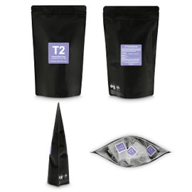 T2 Tea French Earl Grey Black Tea Bags in Foil Refill Bag, 60-count