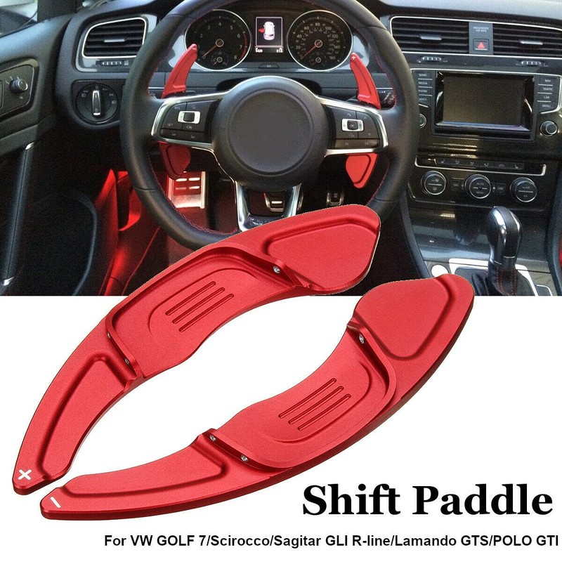 KACEPAR 1 Pair Aluminum Steering Wheel Shift Paddle Extension Steering