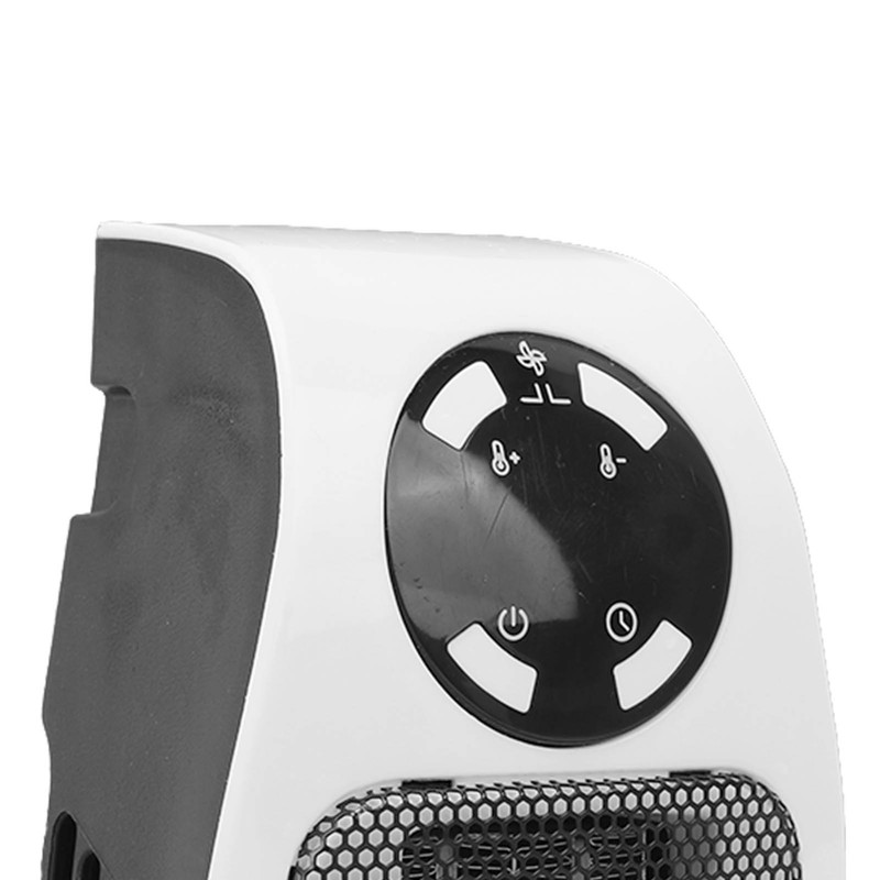 Portable Heater LED Display PTC Wall Outlet Electric Timer for