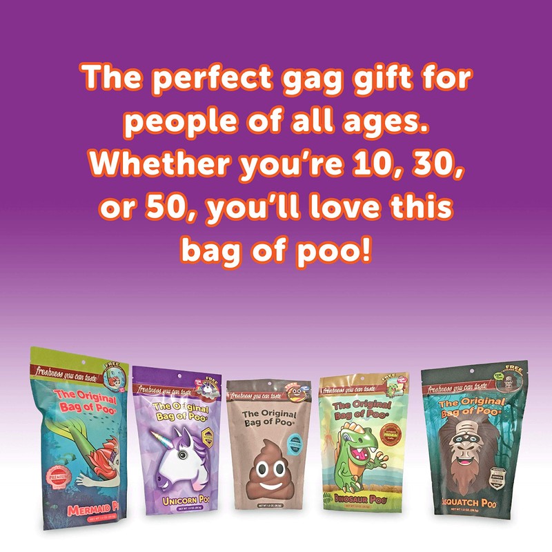 The Original Bag of Poo®, Novelty Poop Cotton Candy Gag