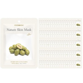 (100 sheets) Foodaholic Nature Skin Olive Mask Pack / (100매)푸드어홀릭 네이처스킨 올리브 마스크팩