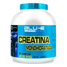 Creatina Blu-e Monohidratada 2.5 Kg 500 Servicios Sabores