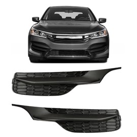 LABLT 2 Pack Front Bumper Fog Light Cover Replacement for Accord 2016-2017 Driver Left and Passenger Right Side Fog Lamps Cover Replacement for 71102T2FA51 71112T2FA51