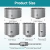 6Pcs Masonry Concrete Hole Saw Kit (40 65 80 100