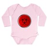 CafePress Red Bio Hazard Emergency Button Body Suit Unisex Long