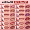 LANGMANNI 12Pcs Sculpting Matte Velvet Lip Set,Deep Colors Velvet Set|