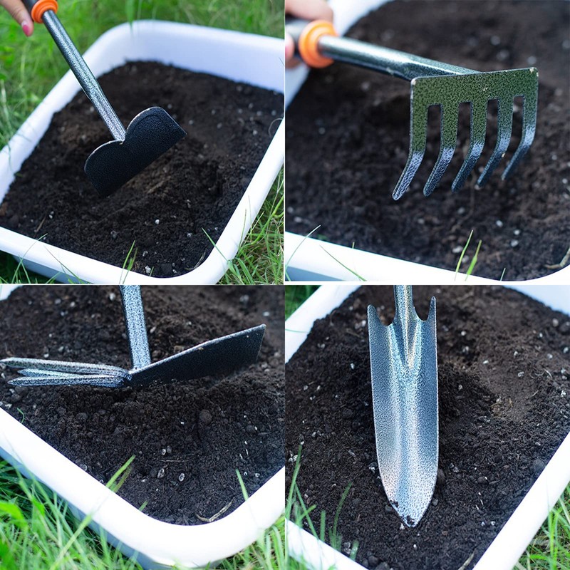 Garden Tool Set, 3-Piece Rustproof Garden Set Tool Set, Garden