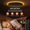 Lightania 15 Inch Flush Mount Ceiling Light with Remote Control