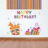 StickMe 'Happy Birthday Decorative - Creative - Colorful - Wall