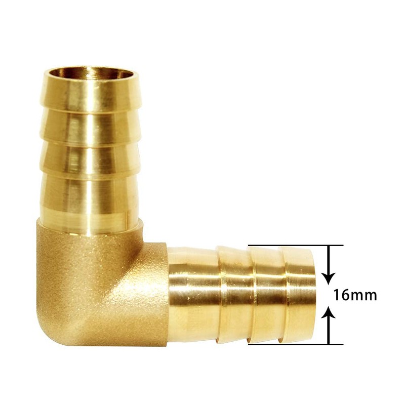 Joywayus 5/8" 16mm Hose ID/Hose Barb 90 Degree L Right