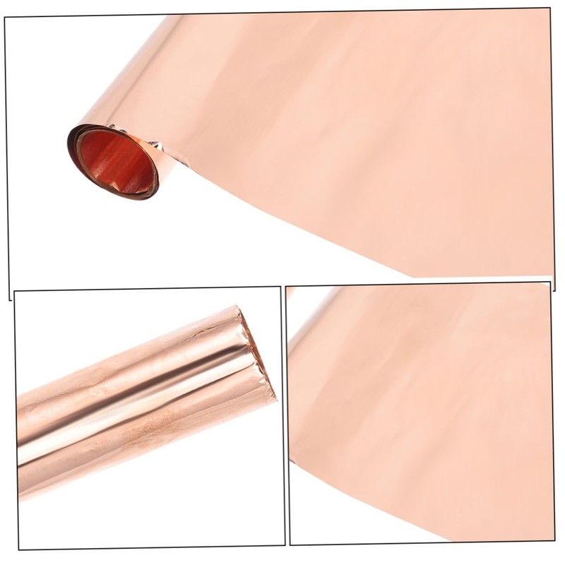KICHOUSE 1roll Copper Sheet for DIY Projects Versatile Copper Foil