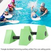 1 Pair Water Floating Dumbbell Triangle Chidren Swimming Teaching Aids