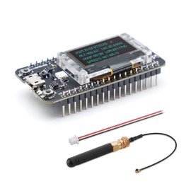 APKLVSR LoRa GPS Modul SX-1262 LoRaWAN Entwicklungs Board ASR6052 CP2102 MCU Solarenergie Betrieben mit 0,96 Zoll OLED Display Antenne für Arduino