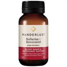 Wanderlust Berberine + Resveratrol 120 Capsules