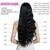 EINbeauty Clip-In Real Hair Extensions, 7 Pieces, 120 g, 50