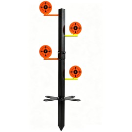 Dualing Tree for .22 Rimfire Shooting,Metal Dueling Tree kit with Ground Insertable Design,Steel Plinking Target Suitable for .22 Rifles and Handguns Shooting Practice,Great for Backyard/Game/Outdoor
