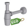 KIRCHHOFF Eco Save Siphon, Sustainable Drain, Odour Trap Made of