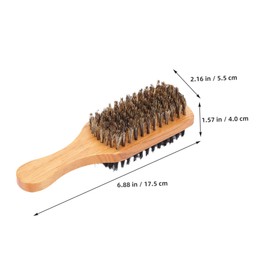 FOMIYES Beard Grooming Kit 2pcs Styling Comb for Men Brush Gentle Bristles Travel Size
