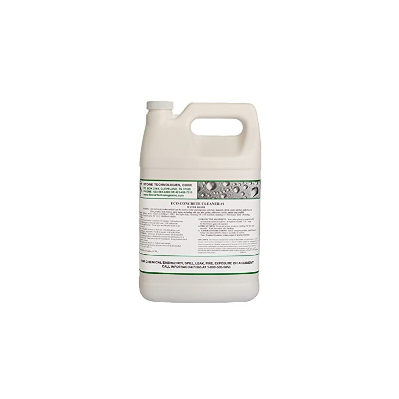 Stone Technologies Corp Concrete Cleaner #1 (1 Gallon) Highly Concentrated