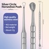 Wjelet 2 in 1 Manicure Cuticle Pusher Ring Design Suitable