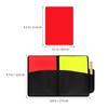 Toyvian Soccer Referee Card Sets: 2 Packs Red and Yellow