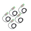 5 Pcs Proximity Sensor PNP Normally Open 15mm Detection IP65