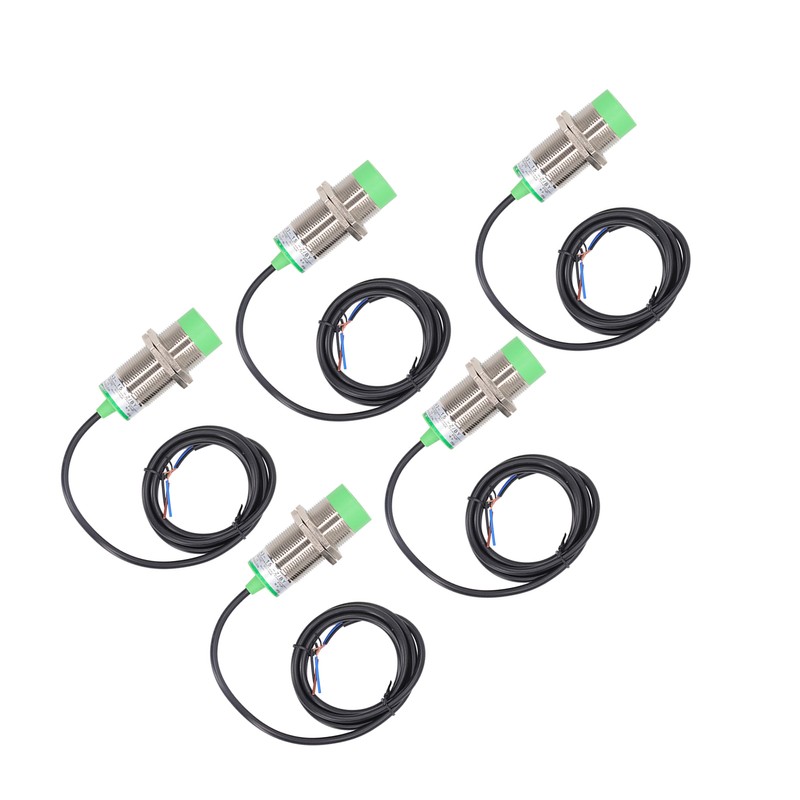 5 Pcs Proximity Sensor PNP Normally Open 15mm Detection IP65