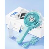 SWEETFULL Portable Misting Fan - 180° Foldable Handheld Personal Fan