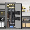 Threehome Upgraded Gun Safe Door Organizer with Strong Adhesive Hook