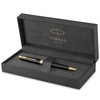 Parker Sonnet Ballpoint Pen | Black Lacquer with Gold Trim