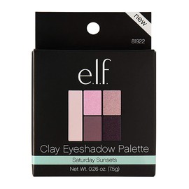 e.l.f. Long Lasting Wear Clay Eyeshadow Palette Saturday Sunsets 7.4g
