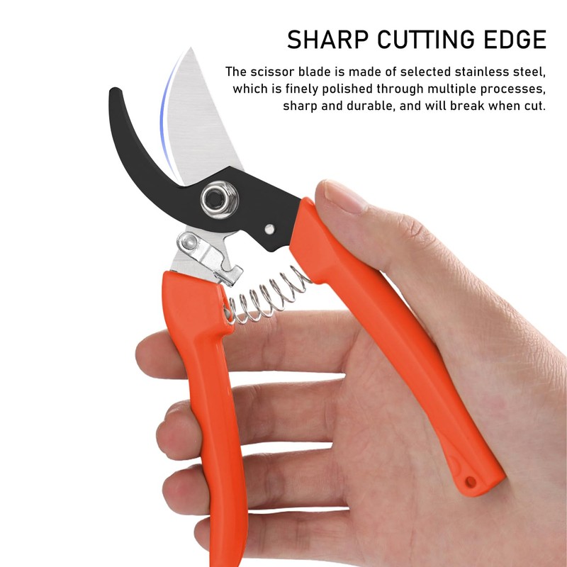 2Pcs Pruning Shears, Heavy Duty Pruning Shears, Garden Pruning Shears,