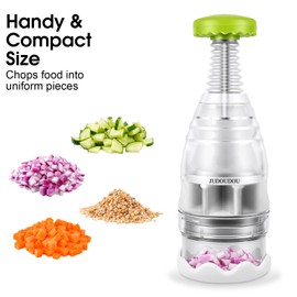 Vegetable Chopper Food Chopper,Veggie Cutter Manual Hand,Slap Onion Chop
