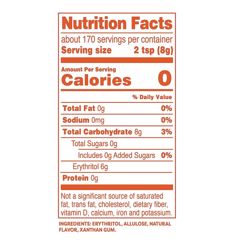 Swerve Ultimate Sugar Replacement Sweetener, Granular Sugar Substitute, Zero Cal