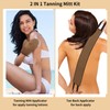 WLLHYF Self-tanning glove, applicator kit, lotion for the back, face,