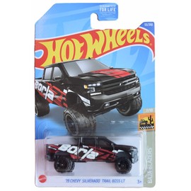 Hot Wheels '19 Chevy Silverado Trail Boss LT, Baja Blazers 7/10 [Negro] 53/250
