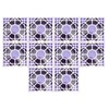 10Pcs set Imitation Ceramic Tile Wall Sticker Waterproof SelfAdhesive Wallpaper