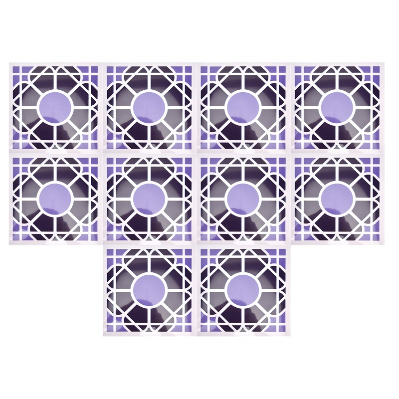 10Pcs set Imitation Ceramic Tile Wall Sticker Waterproof SelfAdhesive Wallpaper