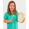 Betzold - Tambourine Beater Wooden Frame Drum Natural Fur -