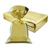 Decoraparty 50 Metallic Gold Envelopes 20x35cm Gold Polypropylene Rectangle Elegant