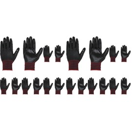 Penguin Ace Work Hunter EVO Rubberized Gloves, Black/Blue, Large